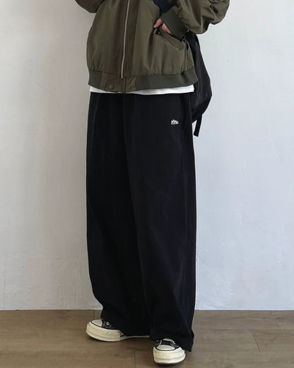 Dart Silhouette Wide Pants N0698