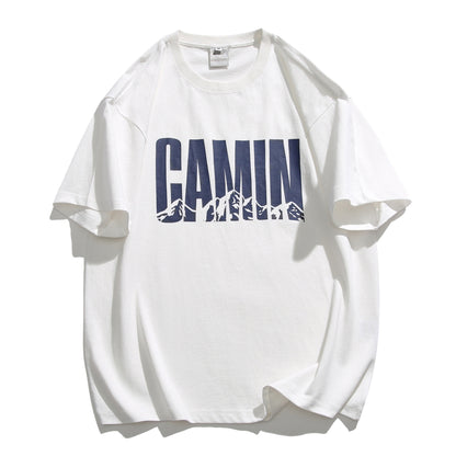 Graphic Print Smooth Fabric Half Sleeve T-Shirt N1093