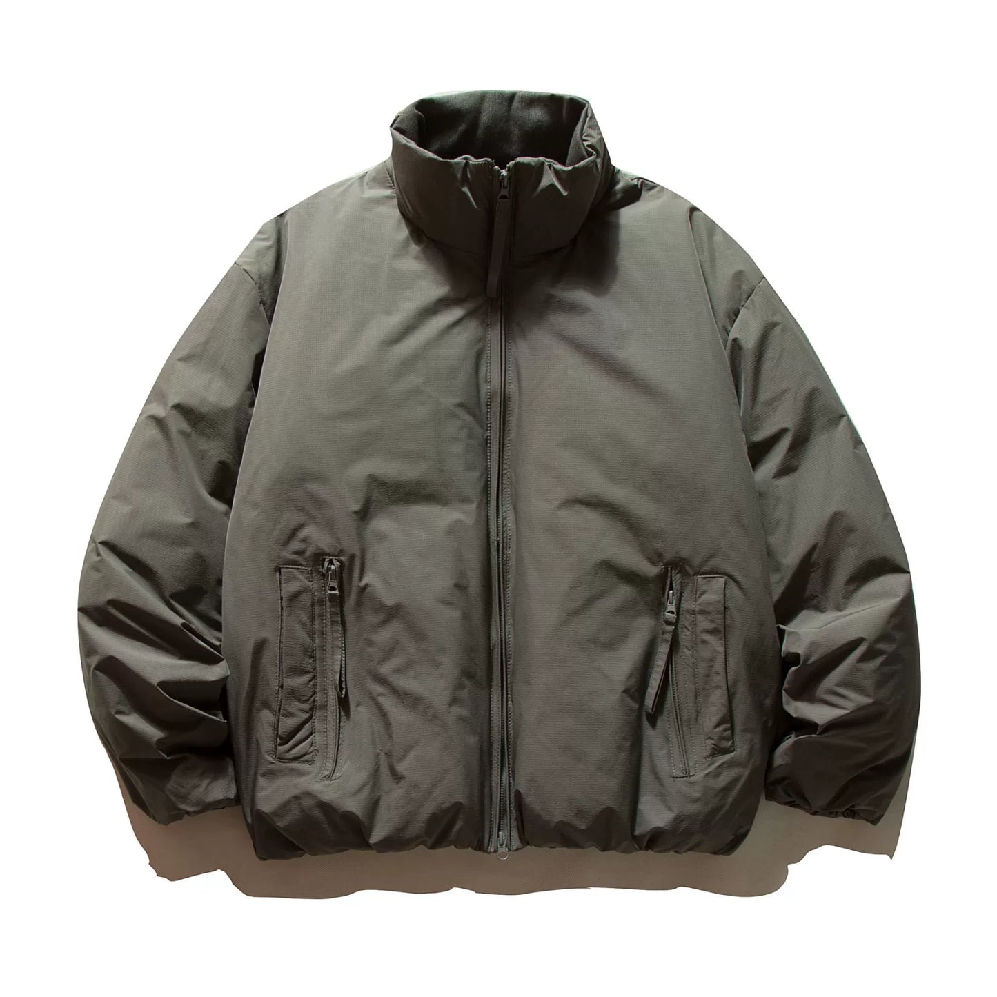 Volume Silhouette Stand Collar Jacket N0973