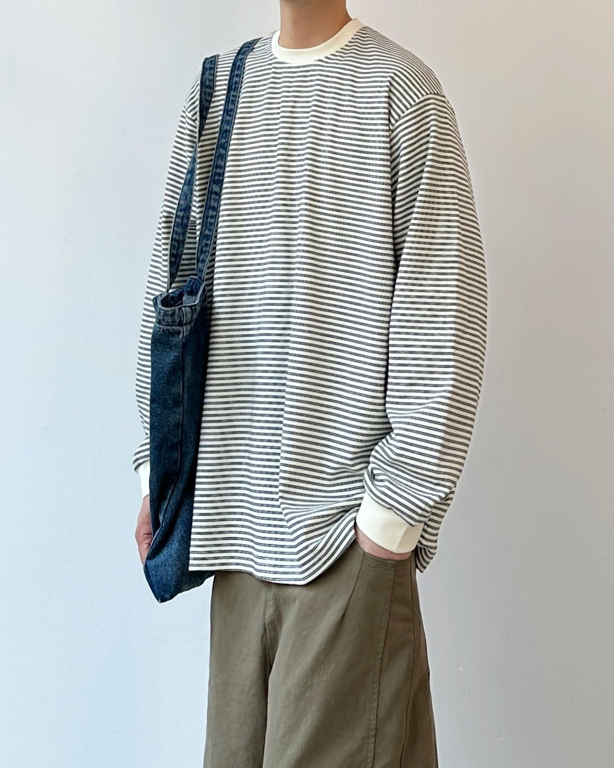 Retro Striped Long-Sleeve Tee N0847