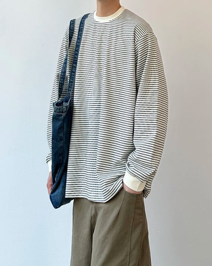 Retro Striped Long-Sleeve Tee N0847
