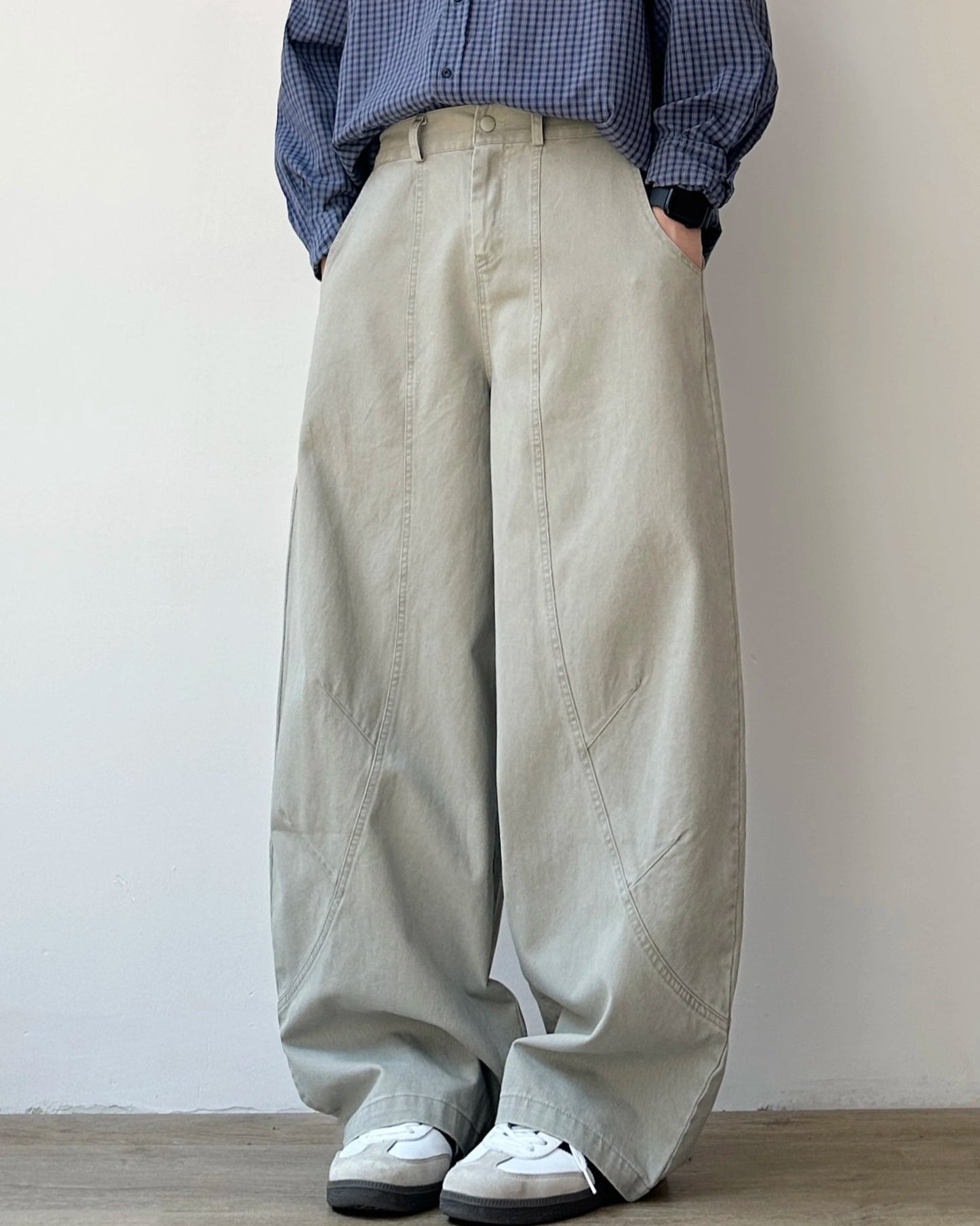 Volume Wide Silhouette Pants N0915