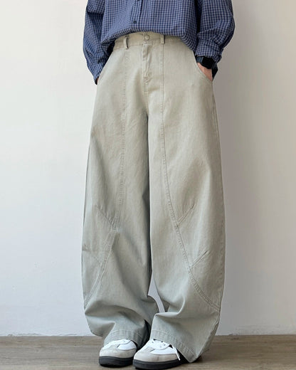 Volume Wide Silhouette Pants N0915