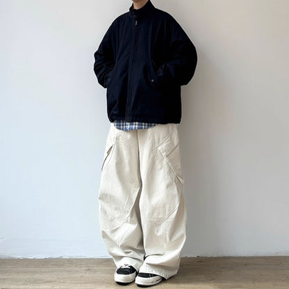 Military Loose Stand Collar Jacket N0953