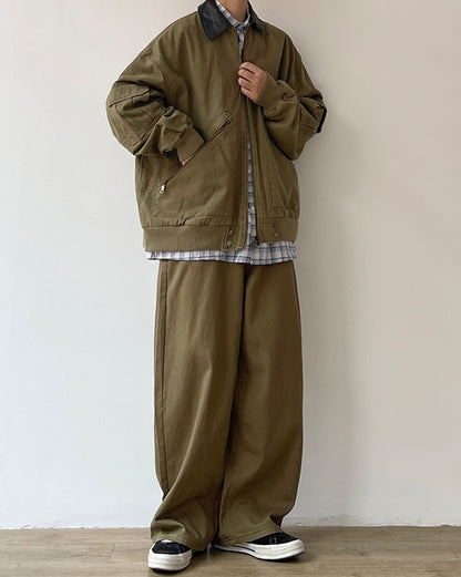 Retro Workwear Loose Fit Jacket N0611