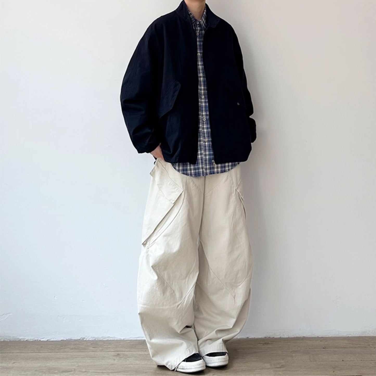 Military Loose Stand Collar Jacket N0953