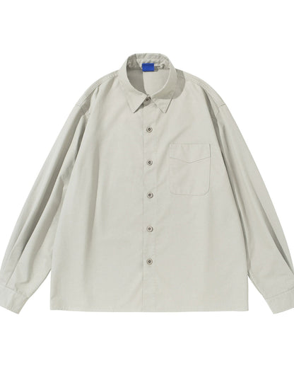 Relaxed Silhouette Basic Shirt N0908