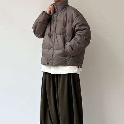 Volume Short Stand Collar Down Jacket N0959