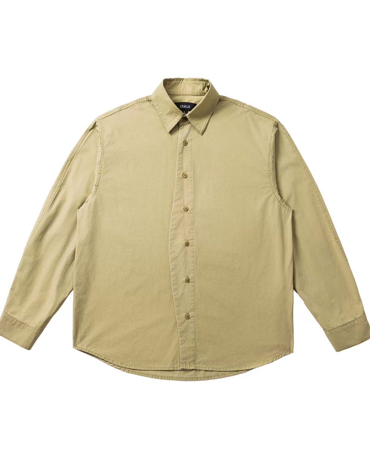 Straight Silhouette Casual Style Long Sleeve Shirt N0912