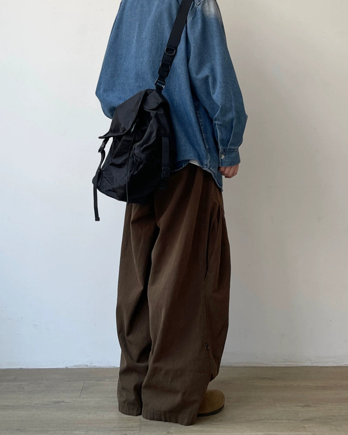 Drape Form Wide Pants N0682