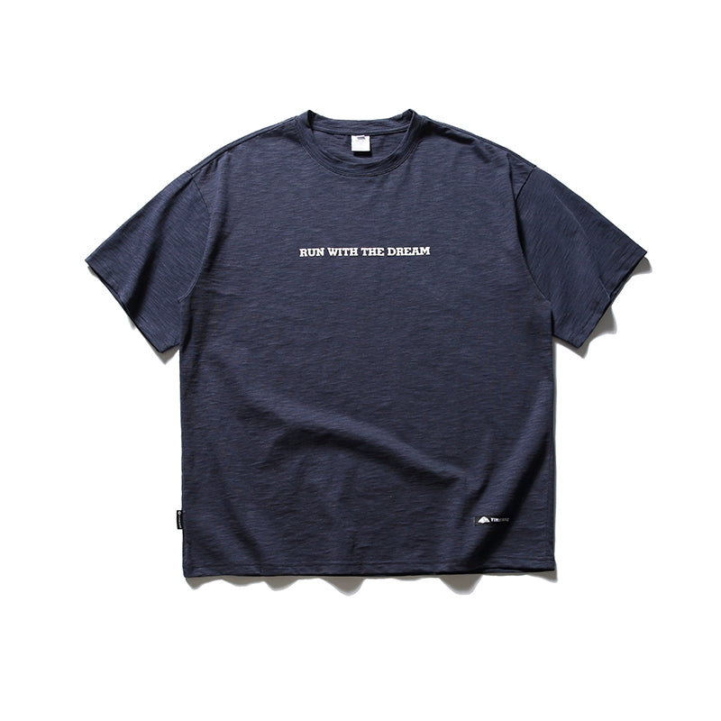 Dream Message Front Print Short Sleeve T-Shirt N0735