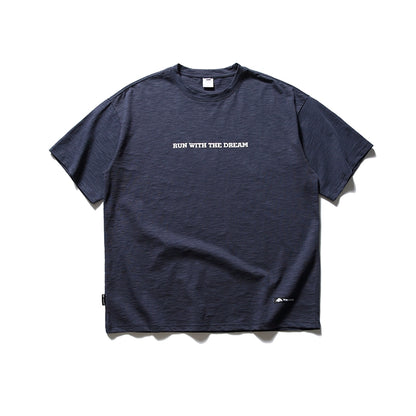 Dream Message Front Print Short Sleeve T-Shirt N0735