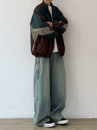 Color Block Light Outerwear N0623