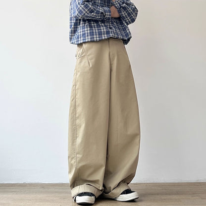 Balloon Silhouette Wide Pants N0974
