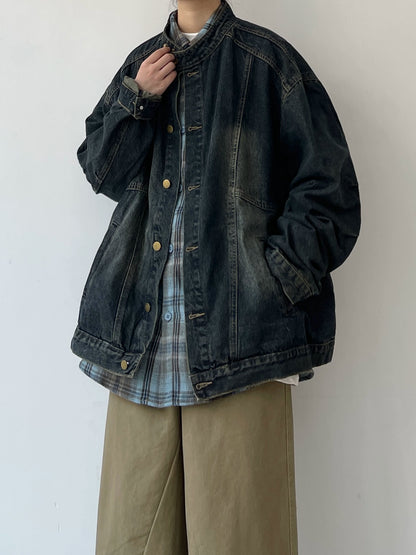 Vintage Wash Denim Jacket N0621