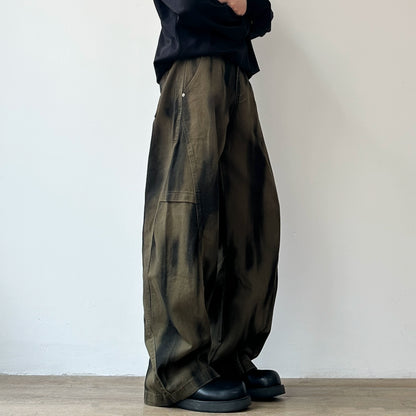 Dark Mode Wide Cargo Pants N0976