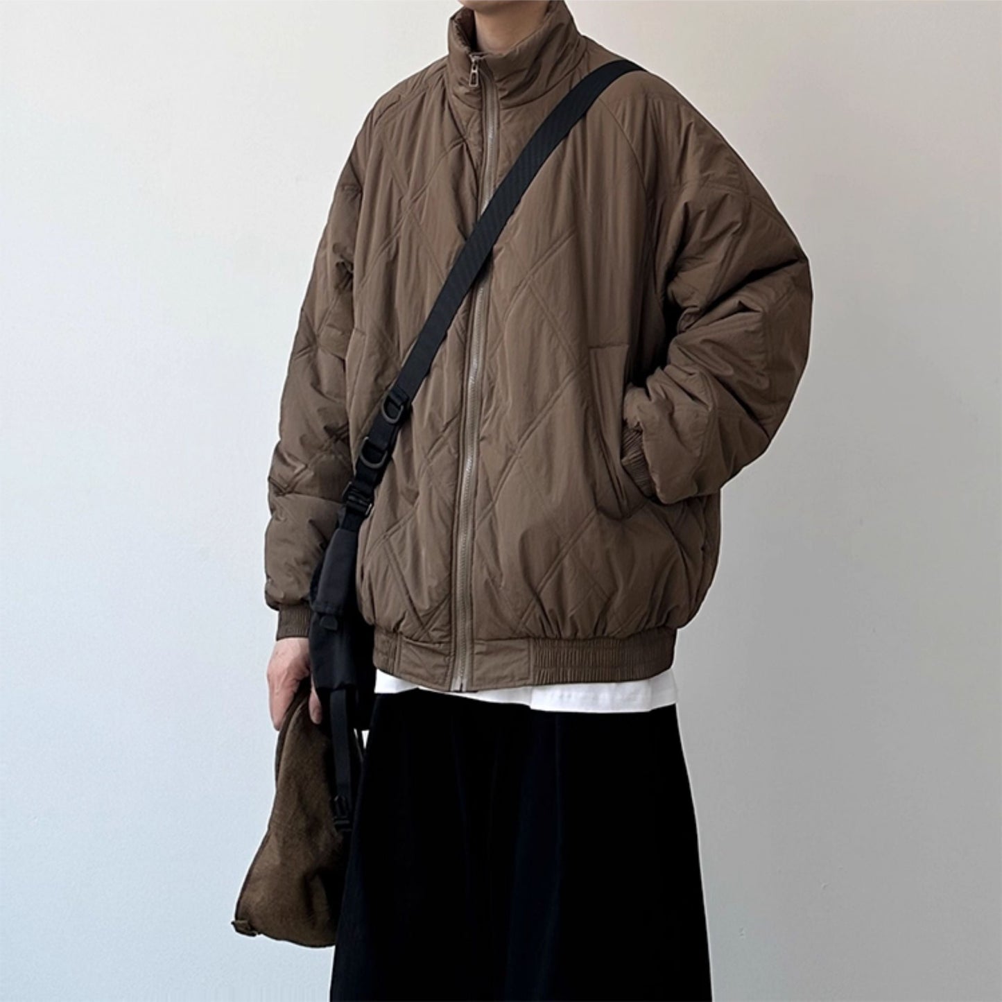 【OUTLET/即納】Soft Matte Quilting Jacket N0969