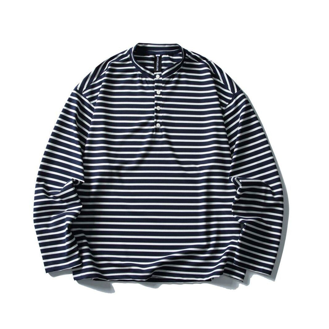 Loose Border Long Sleeve T-shirt N1073