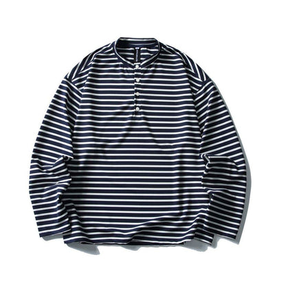 Loose Border Long Sleeve T-shirt N1073
