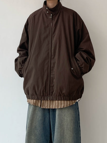 Oversized Silhouette Simple Jacket N0605