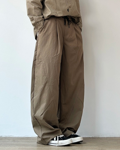 Retro Wide-Leg Casual Pants N0881