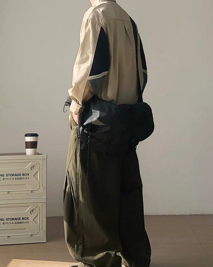 Relaxed Drape Silhouette Shirt N0938