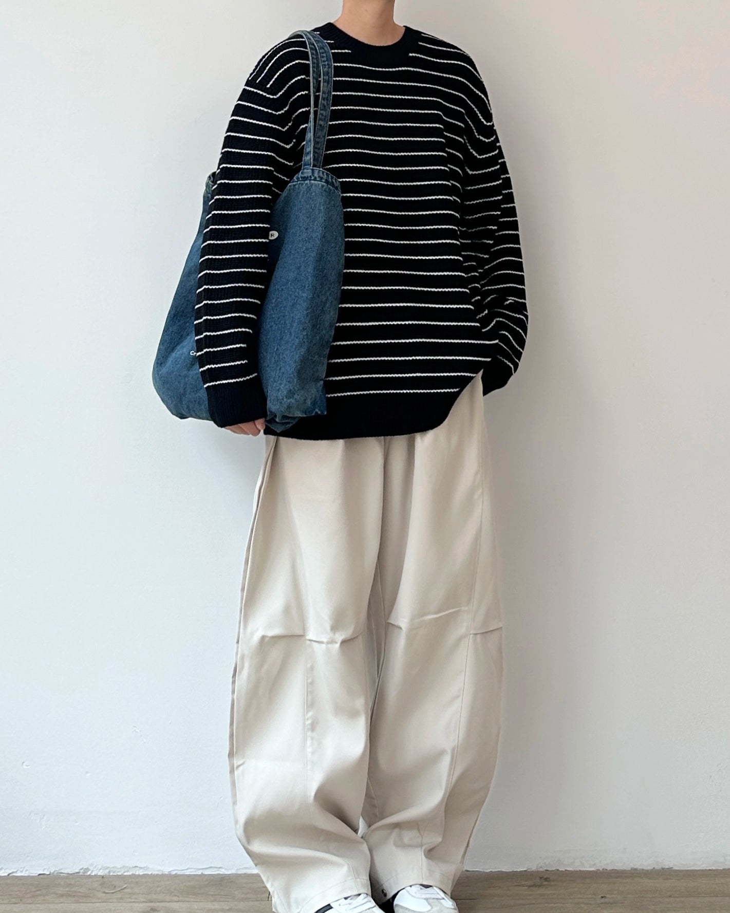 Retro Striped Knit Sweater N0894