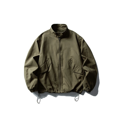 Military Loose Stand Collar Jacket N0953