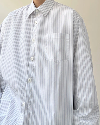 Stripe Relax Long Sleeve Shirt N0910