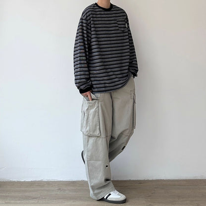 Vintage Damage Wide Cargo Pants N0949