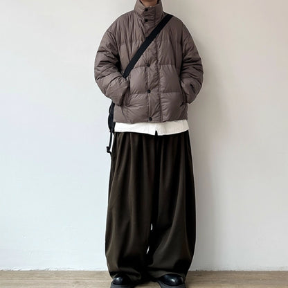 Volume Short Stand Collar Down Jacket N0959