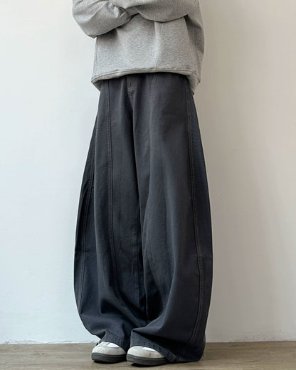 Wide-Legged Casual Jeans N0870