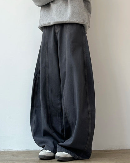 Wide-Legged Casual Jeans N0870