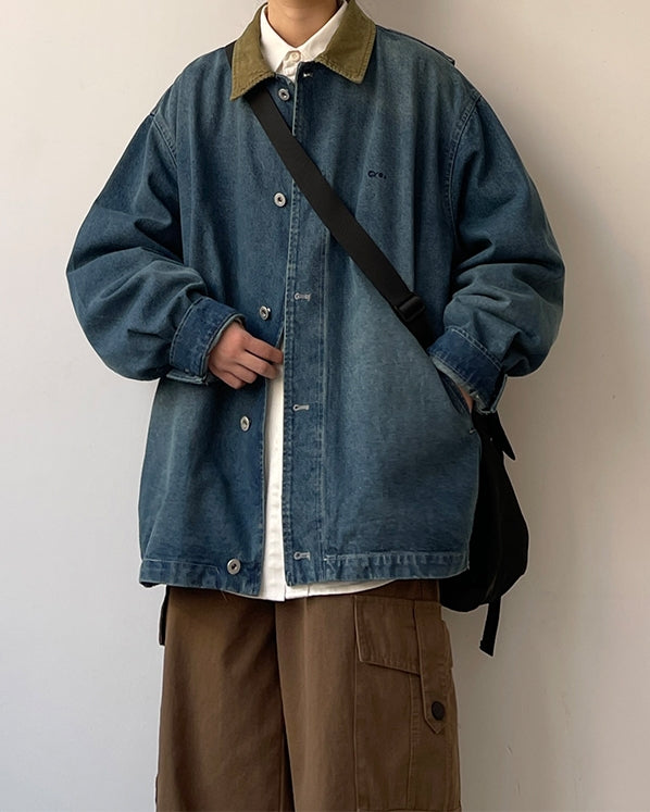 Faded Wash Casual Jacket N0671