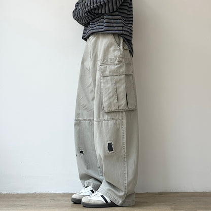Vintage Damage Wide Cargo Pants N0949