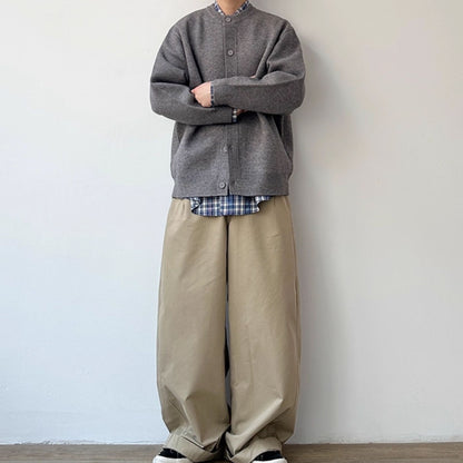 Balloon Silhouette Wide Pants N0974