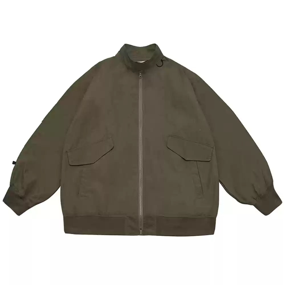 【OUTLET/即納】Stand-up Collar MA-1 Jacket N0409