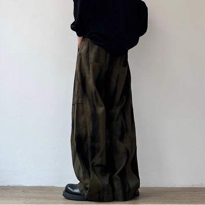 Dark Mode Wide Cargo Pants N0976
