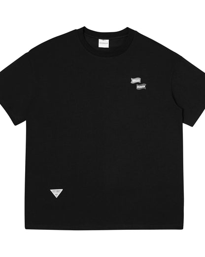 One Point Message Short Sleeve T-Shirt N0796