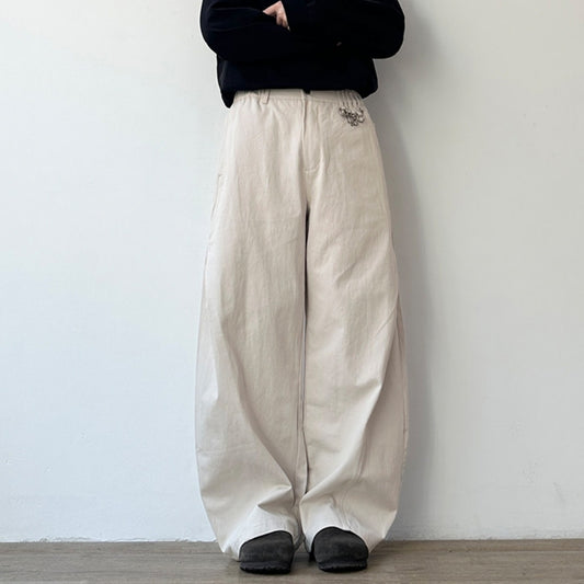 Balloon Silhouette Wide Pants N1074