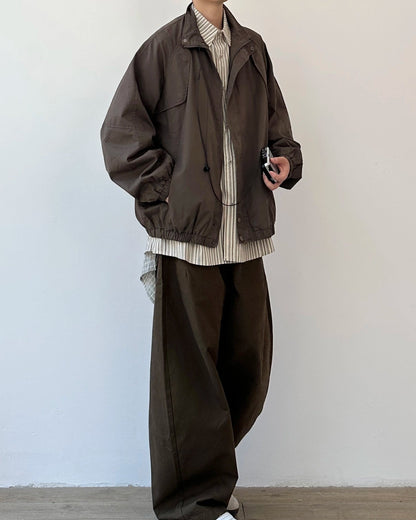 Retro Casual Workwear Jacket N0886