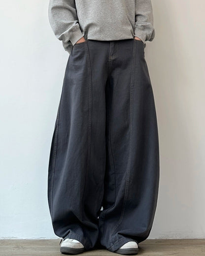 Wide-Legged Casual Jeans N0870