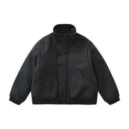 Volume Silhouette Stand Collar Jacket N0962