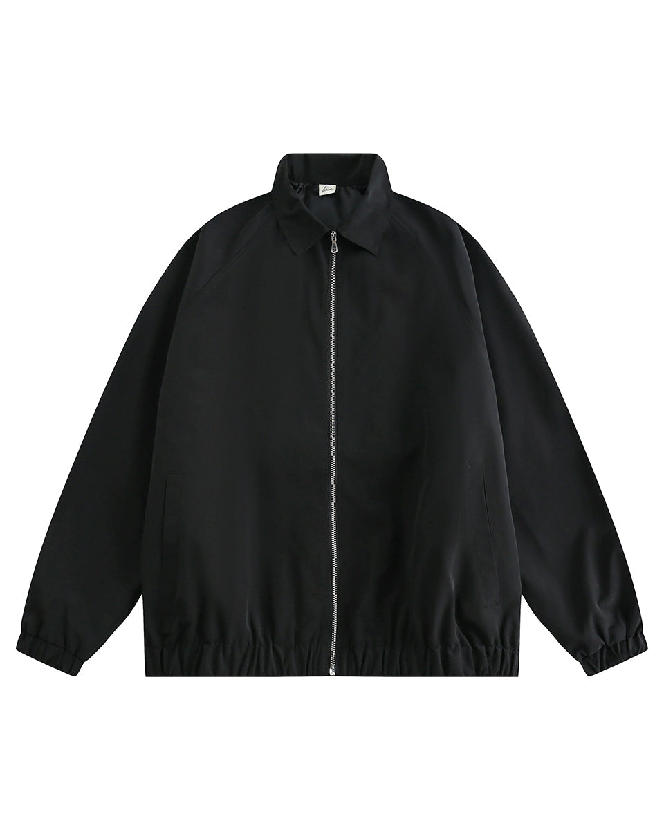 Minimal Design Zip Blouson N0693