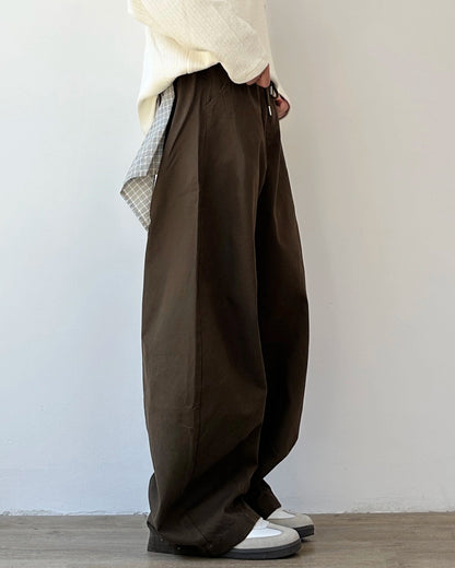 Retro Casual Wide-Leg Pants N0884