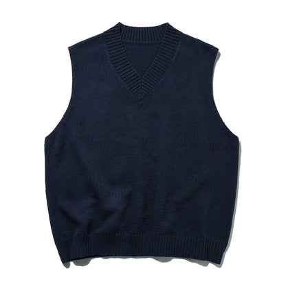 Classic Style Layered Knit Vest N1001