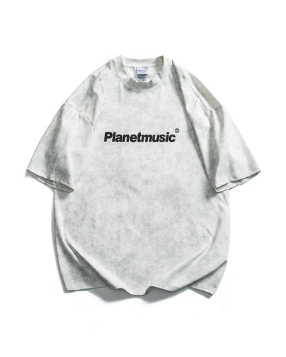 Earthtone Logo Print Short Sleeve T-Shirt N0826