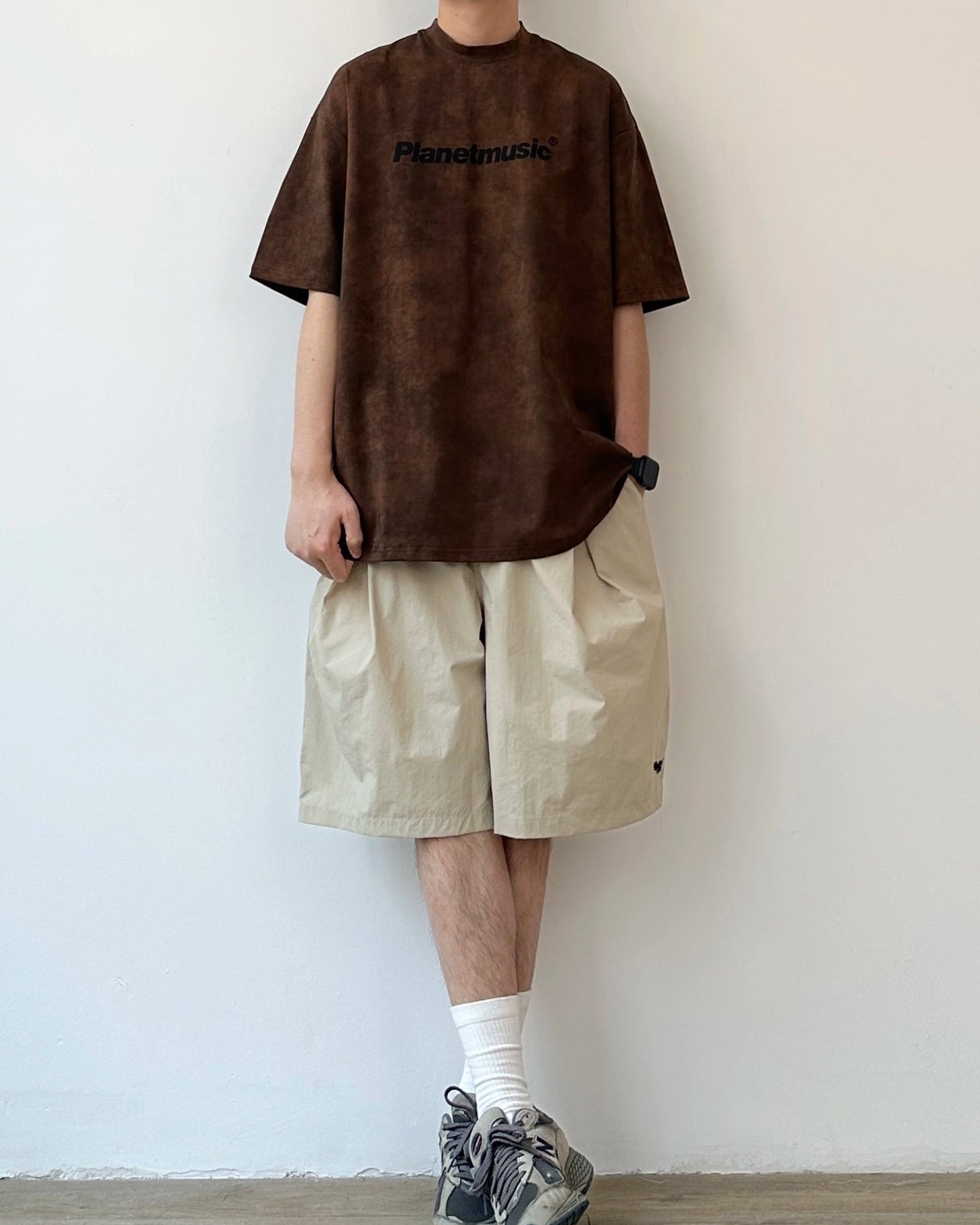 Earthtone Logo Print Short Sleeve T-Shirt N0826