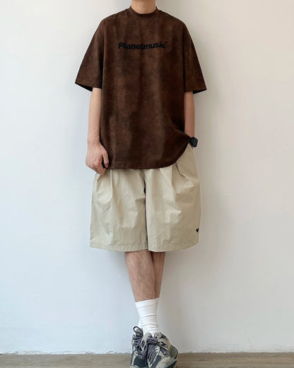 Earthtone Logo Print Short Sleeve T-Shirt N0826