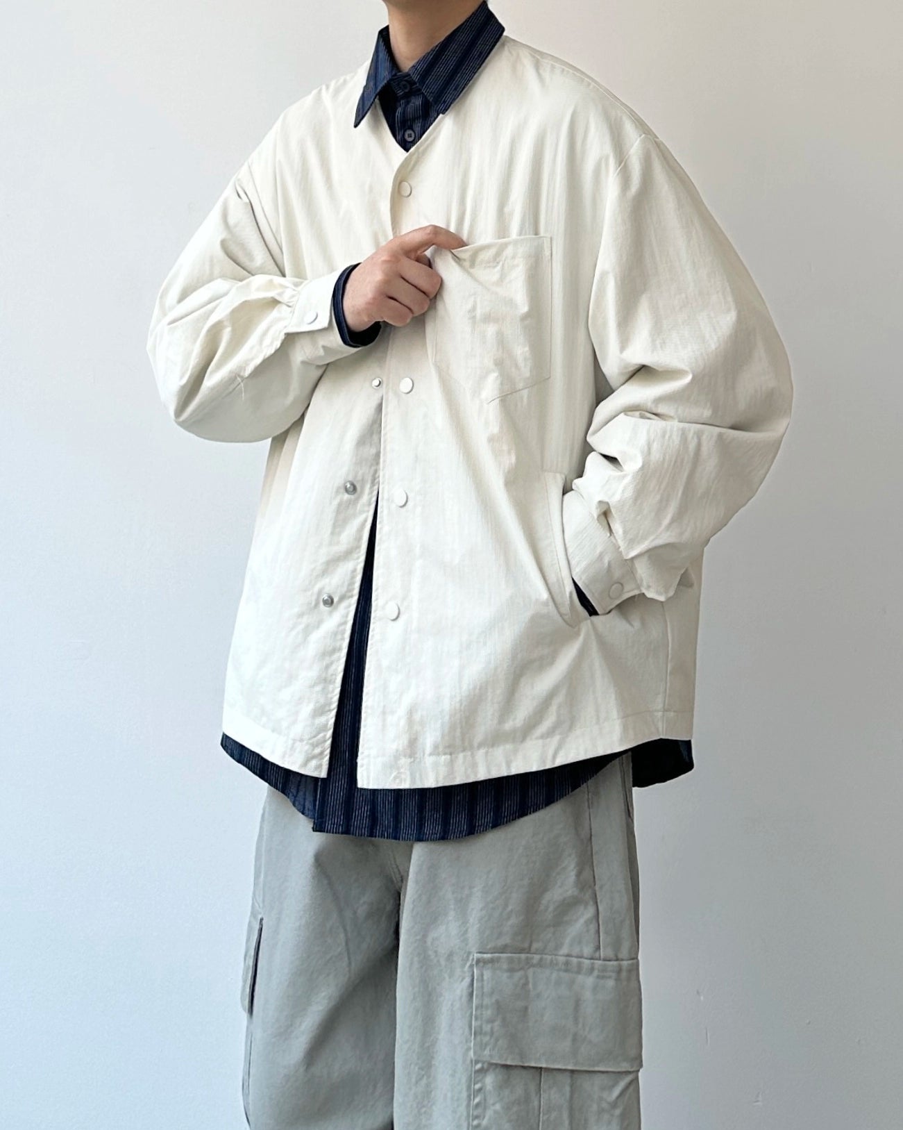 Minimal Silhouette Light Jacket N0918